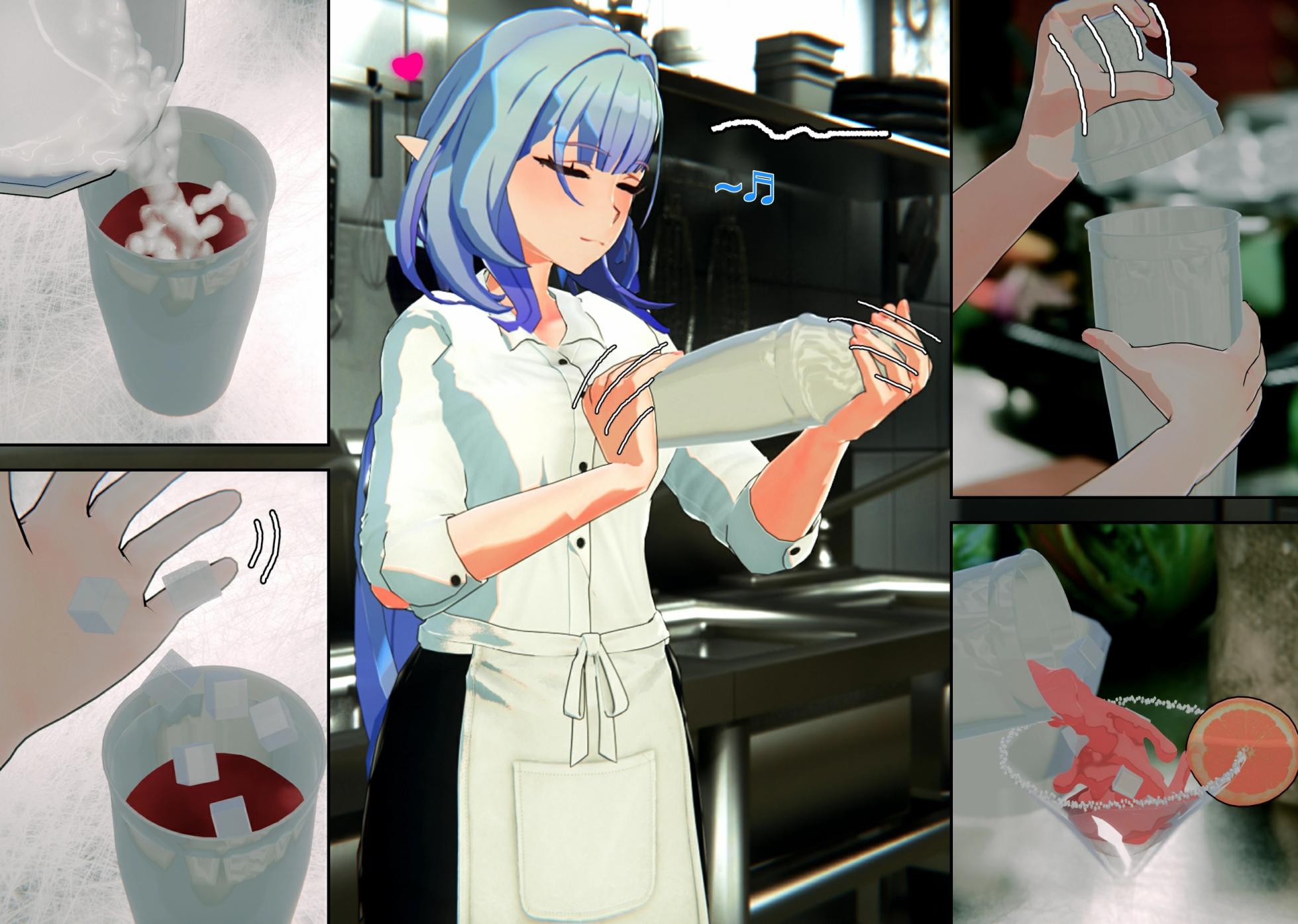 [Lvoxx]♪Miss Elf's Kitchen♬（honkai gakuen）[aqiaoge个人汉化] - Page 7