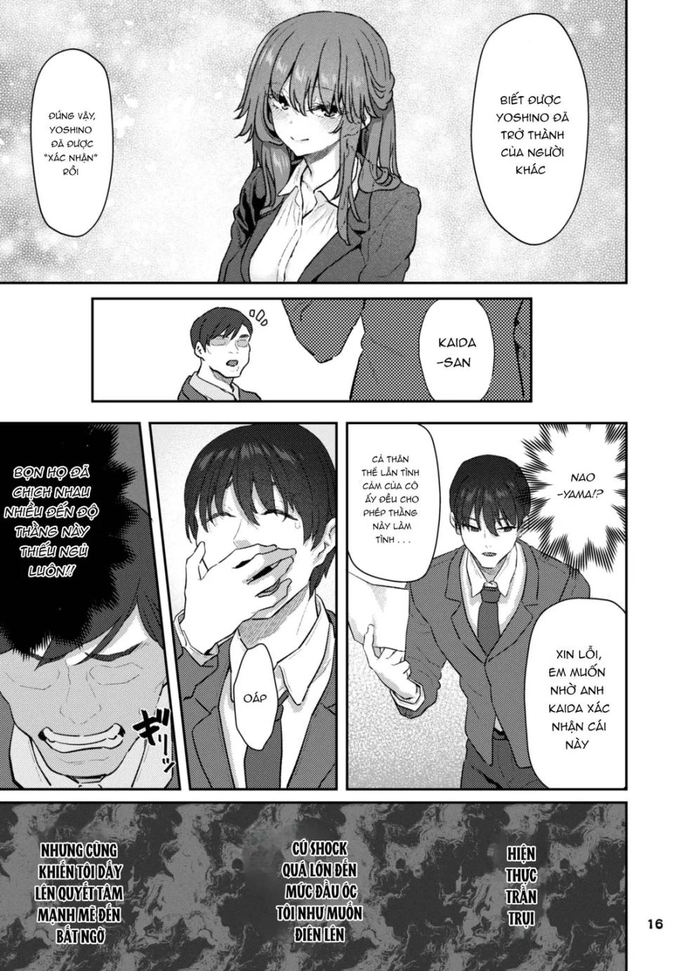 [Pale Scarlet (Matsukawa)] [Hamedori (Sui] Yoshino Miki (24) Moto Buka Shinkon Shifuku to Suit de [Vietnamese Tiếng Việt] - Page 16