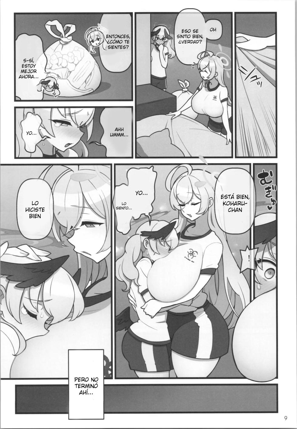 (C103) [Kakuzato-ichi (Kakuzatou)] Koharu Futanaru (Blue Archive) {Spanish} {EbisuTraslade - Winder} - Page 10