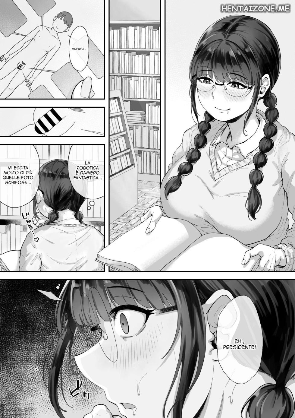 [Trampolines] Kyonyuu no Tosho Iinchou wa Ecchi na Koto ni Kyoumi Shinshin | Dai Libri alla Pratica [Italian] [Decensored] - Page 2