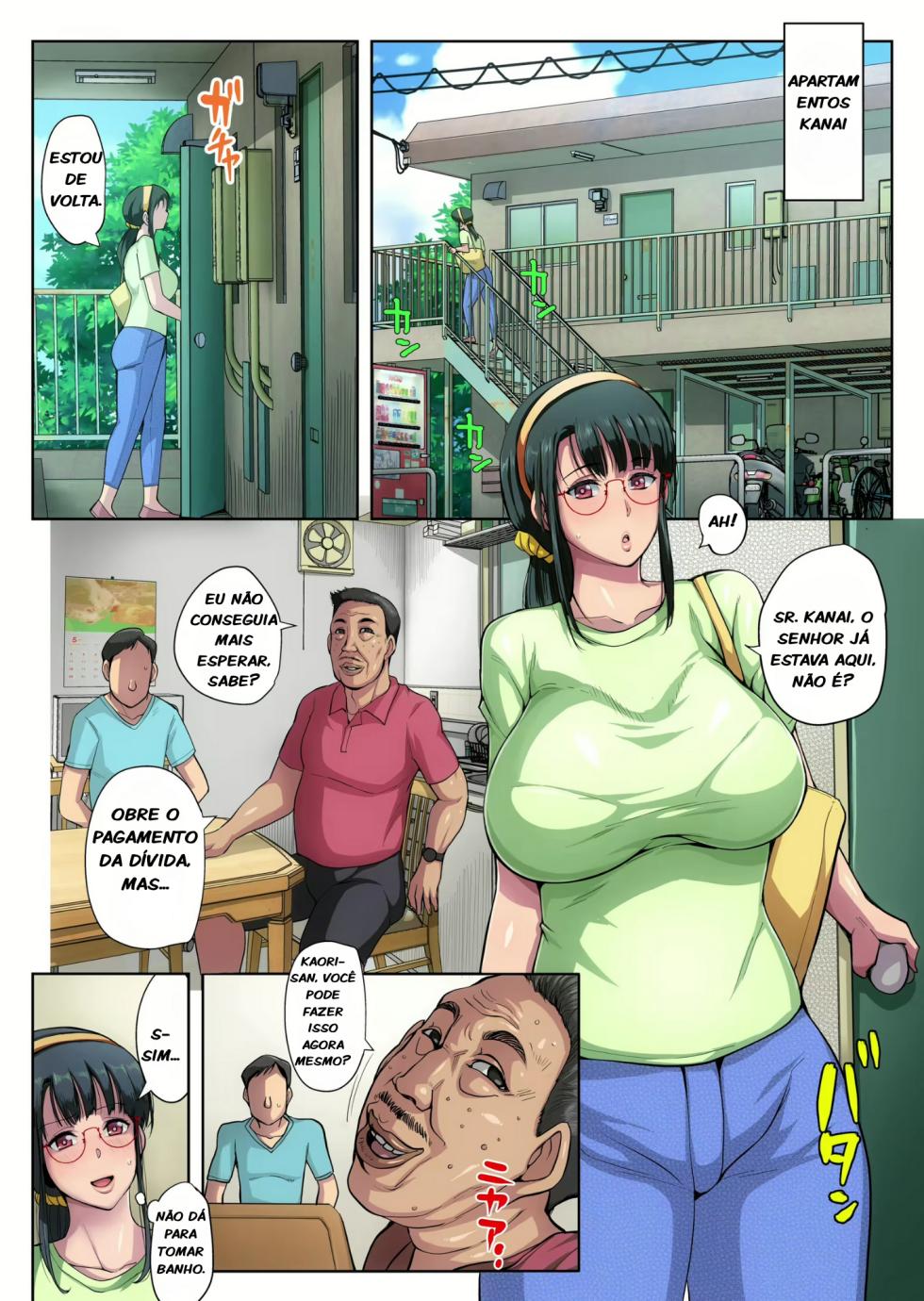 [B-Kyuu Site (bkyu)] Gesu Mama Futei Nikki Moriyama Kaoru no Baai | Diário de uma Mãe Safada 3: O Caso de Kaori Moriyama [Portuguese-BR] - Page 10
