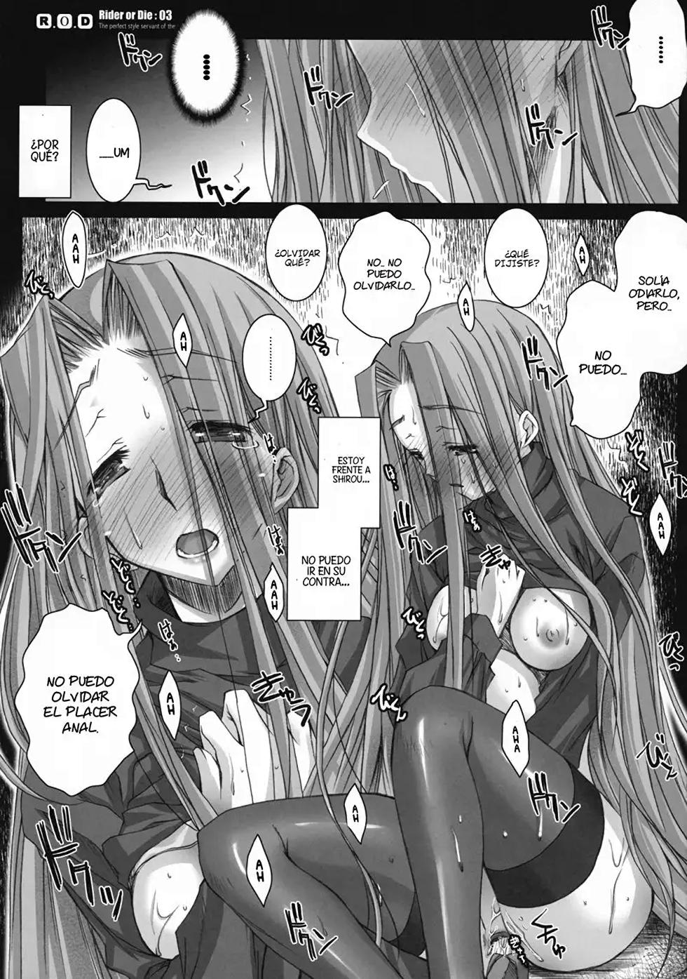 (C72) [Kaiki Nisshoku (Ayano Naoto)] R.O.D 3 -Rider or Die 3- (Fate／hollow ataraxia) [Spanish] [World Hentai Scalation] - Page 20