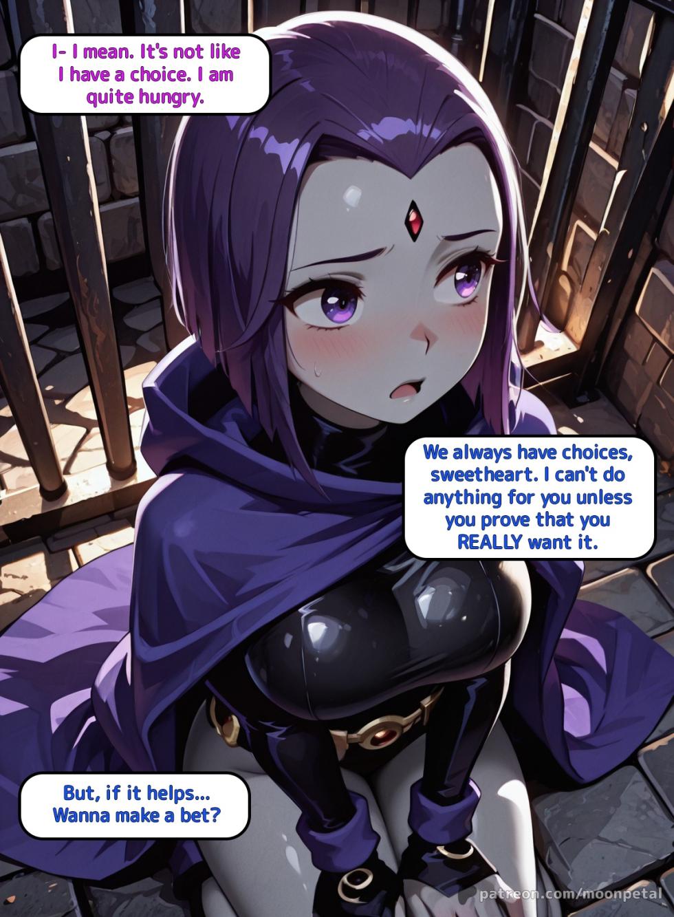 [Moon Petal] Wanna make a bet? ch. 8 - Raven [English] [Uncensored] [Patreon] [AI Generated] - Page 7
