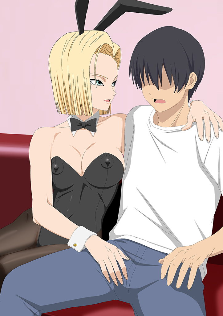 [PURPLE HAZE (Lime)] ROUTE 18 Bunny Girl Hen (Dragon Ball Z) [English] - Page 35