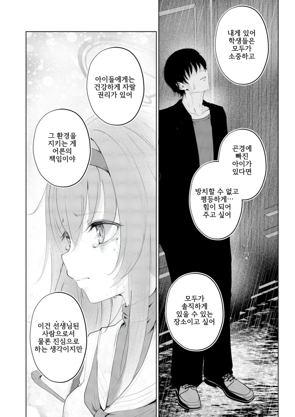 [Dra5nize (Onigashima Eryu)] Bukiyou ni Warau Ui ga Suki - Before the brilliant world | 서투르게 웃는 네가 좋아 (Blue Archive) [Korean] [Digital] - Page 15