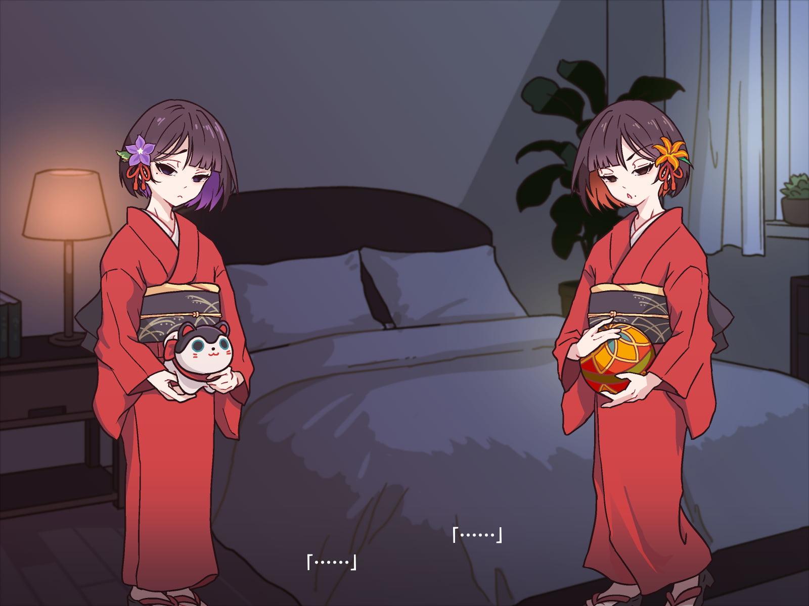 [Tsuchinoko Shigure (monae)] Doko Kara Dou Mite mo Kouryaku Taishou-gaina NPC to ko Tsukuri o Yomesan H ~ Inshuu-mura no Iriguchi de Temari-uta Utatteru Futago-hen ~(DL-Version) - Page 39