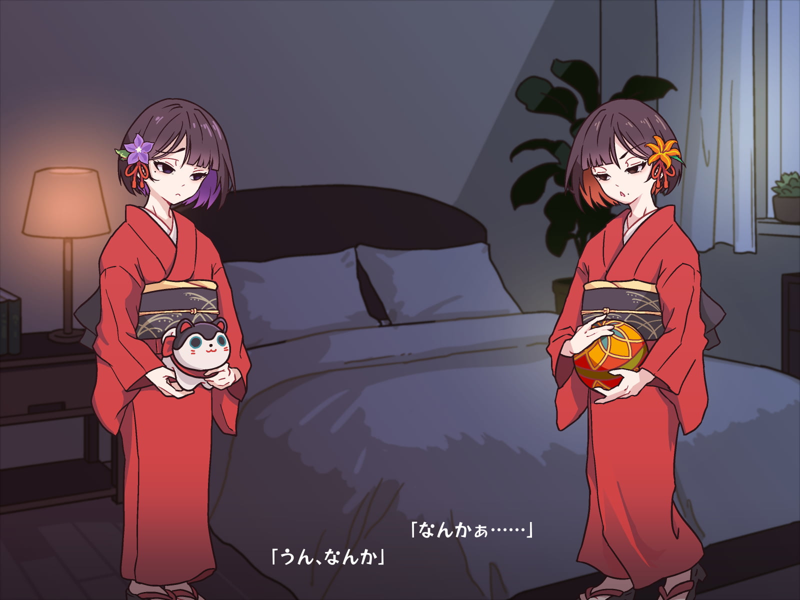 [Tsuchinoko Shigure (monae)] Doko Kara Dou Mite mo Kouryaku Taishou-gaina NPC to ko Tsukuri o Yomesan H ~ Inshuu-mura no Iriguchi de Temari-uta Utatteru Futago-hen ~(DL-Version) - Page 40