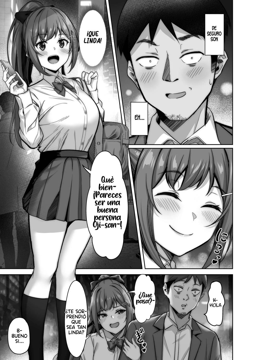 [Jyuu Sensya Usagitai (Takano Tomohiro)] Nonoka-chan no Papakatsu Nikki｜El Diario de Nonoka-chan y Su Sugar Daddy [Spanish] [Uraku Translations] [Decensored] - Page 7