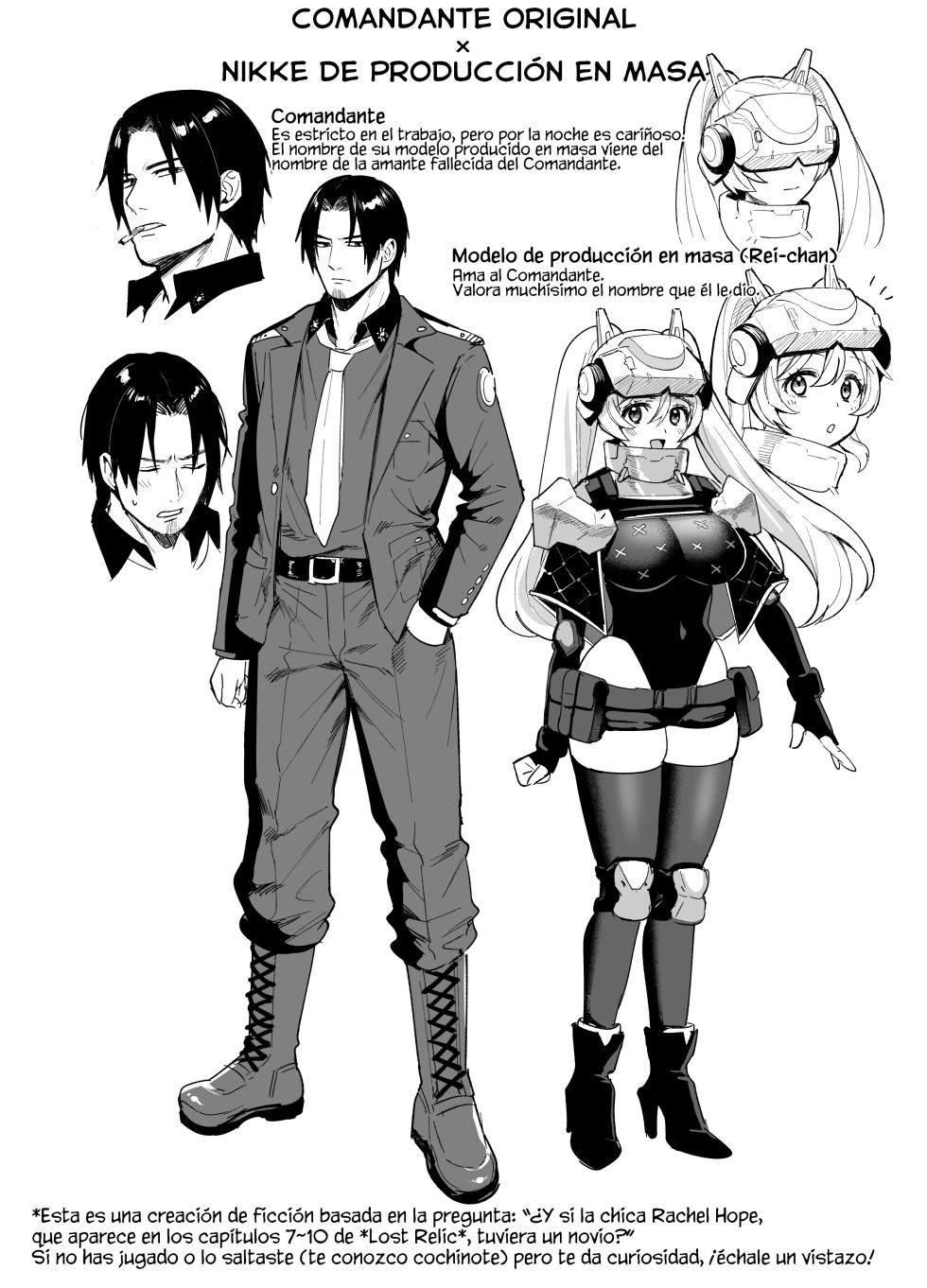 [AMAM (Sub Arare)] Shikikan-san to Ryousangata-chan no Ecchi na Yatsu Matome. +α (Goddess of Victory: Nikke) [Spanish] [Mapache Fansub] [Digital] - Page 3