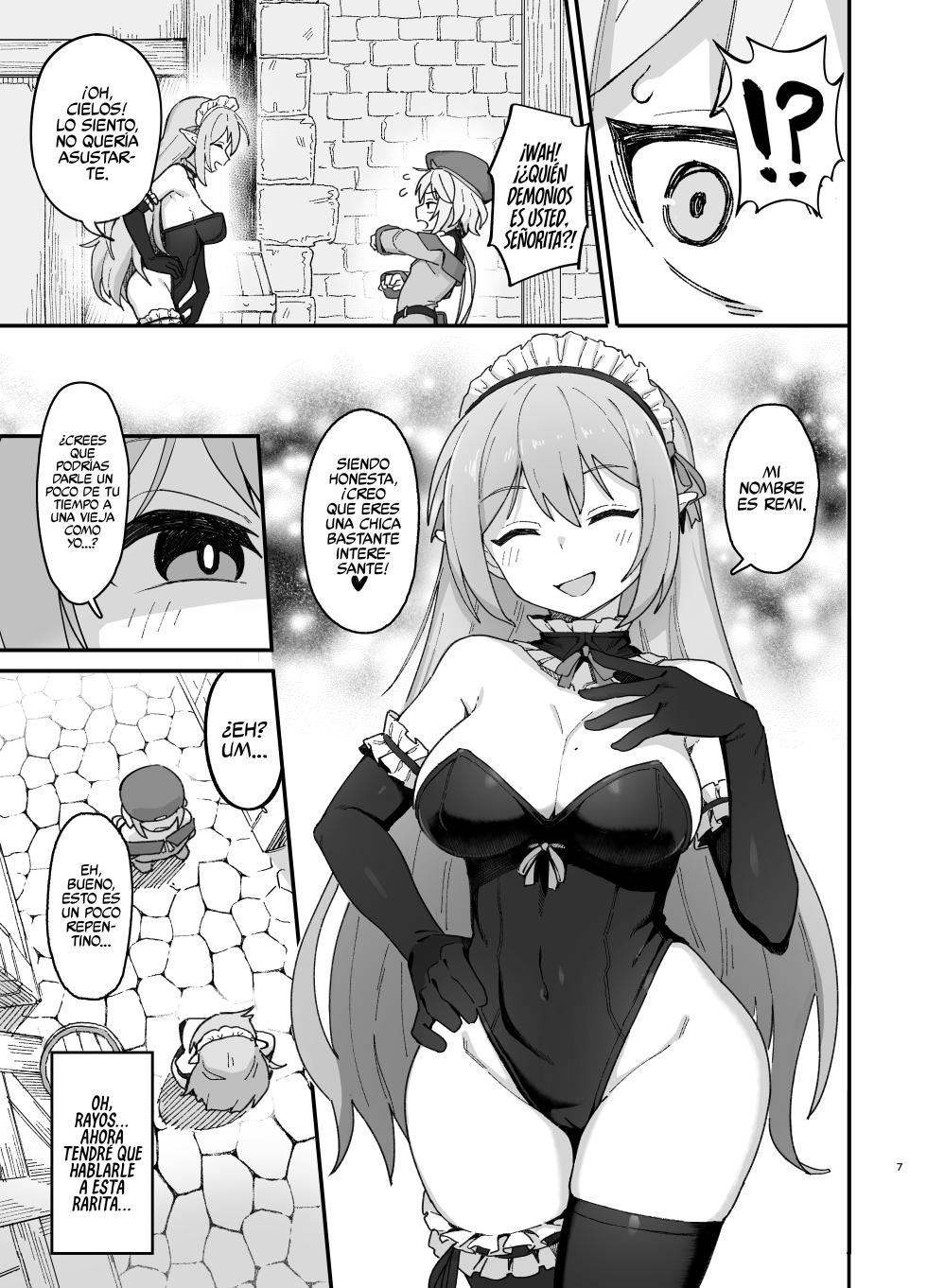 [Dagashiya (Wagashi)] Kakyuu Majutsushi, Inmon ni Somaru [Spanish] [Rakuen Translations] [Decensored] [Digital] - Page 6