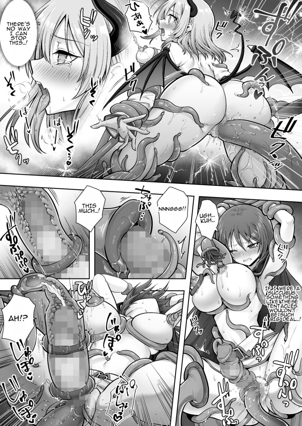 [Amulai Okashi Seisakusho (Sasanomanibi)] Shuzoku Henkou no Trap de Ningen Kenshi Osu ga Mesu Succubus ni! | A Male Human Swordsman Turns Into a Female Succubus Due to a Species-changing Trap! [English] - Page 23