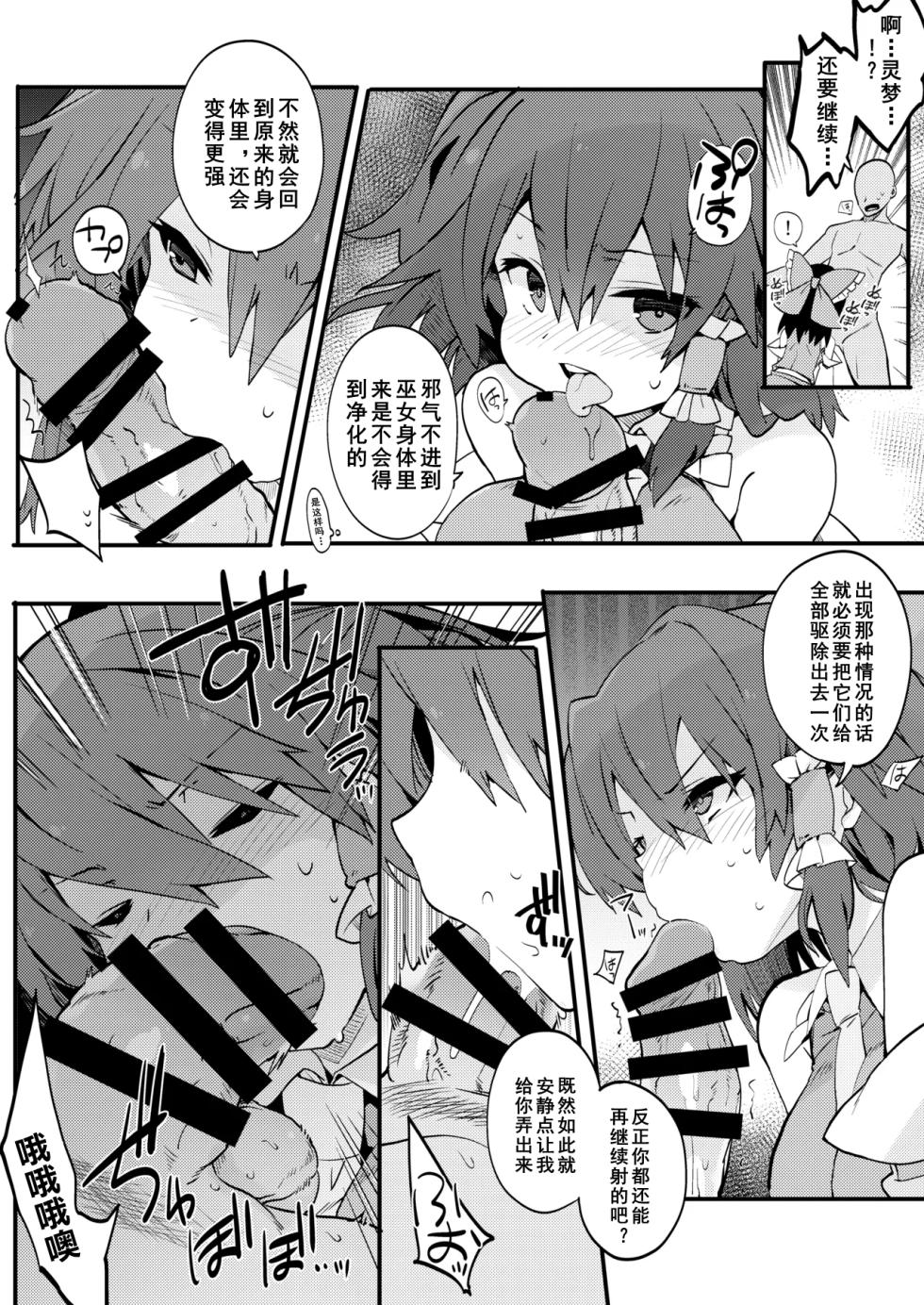 [Toriaezu(kari) (Tororo)] Hakurei Jinja no Yakuharai (Touhou Project) [Chinese] [Dawn个人汉化] [Digital] - Page 9