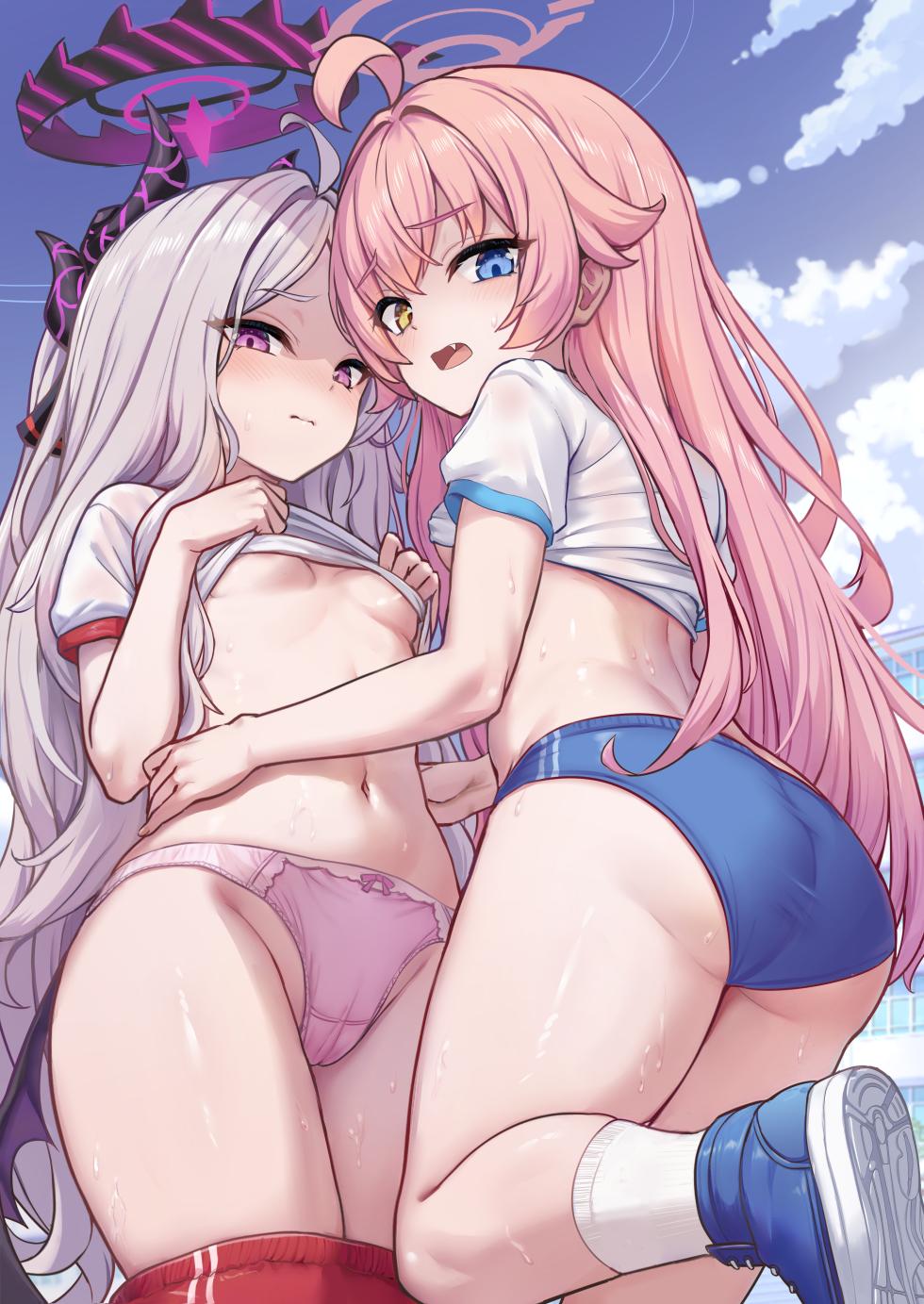 [ミルクセーキ] 体操服陽奈と星野 (ブルーアーカイブ) - Page 5