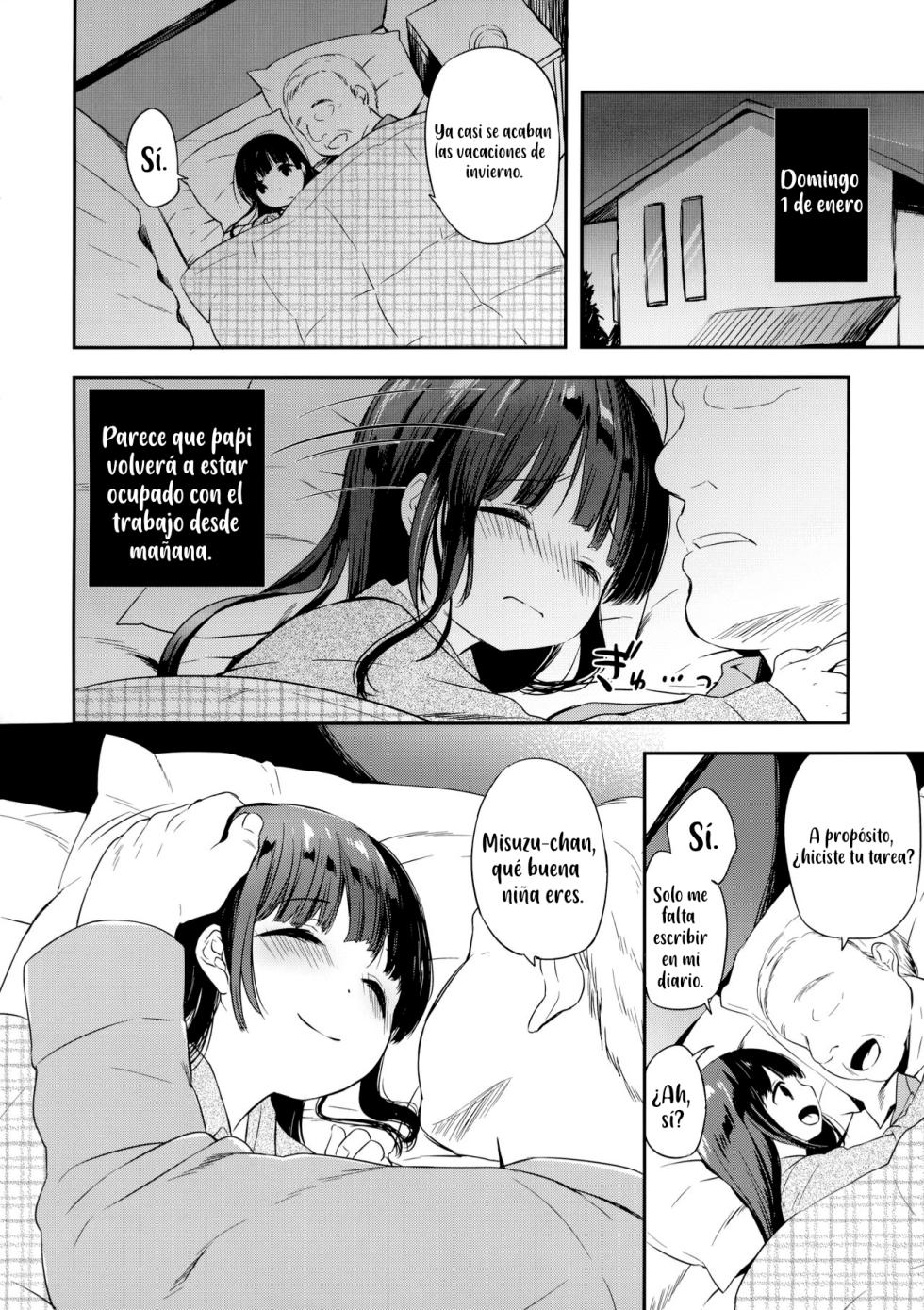 [MAPLER (Maple)] Misuzu-chan no Fuyuyasumi Nikkichou (Kahitsuban)｜El diario de vacaciones de invierno de Misuzu-chan. [Spanish] [Kotori] [Digital] - Page 23
