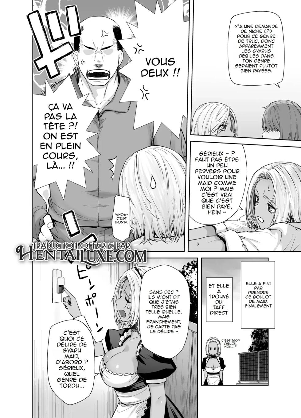 [Kouchaya (Ootsuka Kotora)] Tannin no Meido ni Nacchatta KURO GAL | The Black Gal Who Became the Homeroom Teacher's Maid [French] {hentailuxe.com} [Digital] - Page 5