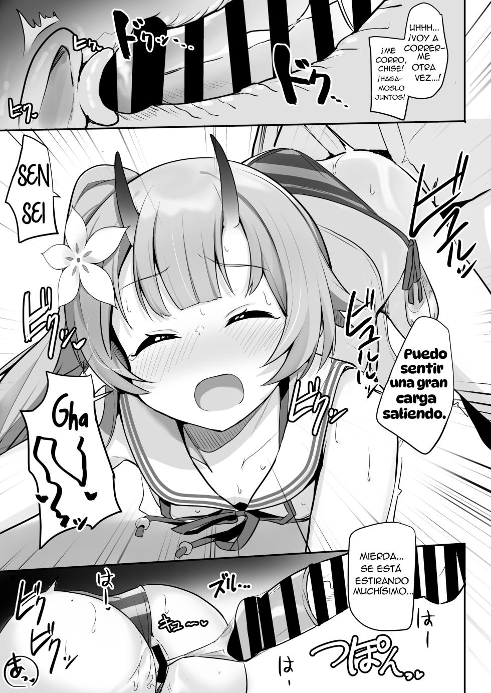 [Milk Pudding (Jamcy)] Mizugi da yo Ippai Dasete Ureshii ne | Me gusta que muestres tanto en ese traje de baño (Blue Archive) [Spanish] [Digital] - Page 20