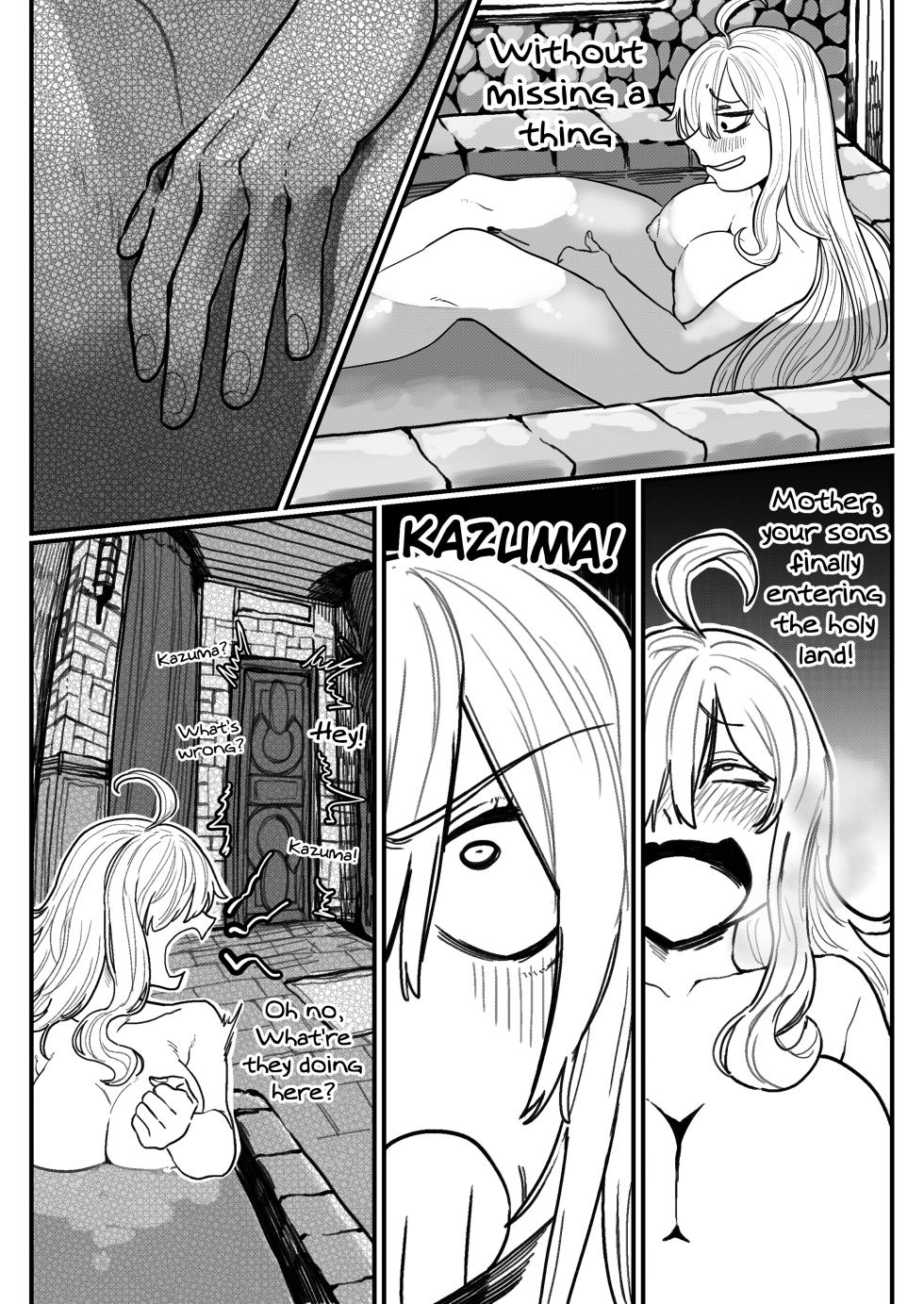 [Kawaii Tsun'aho (Aliss)] Konosuba: Wiz's possessed Bathtime - Page 8
