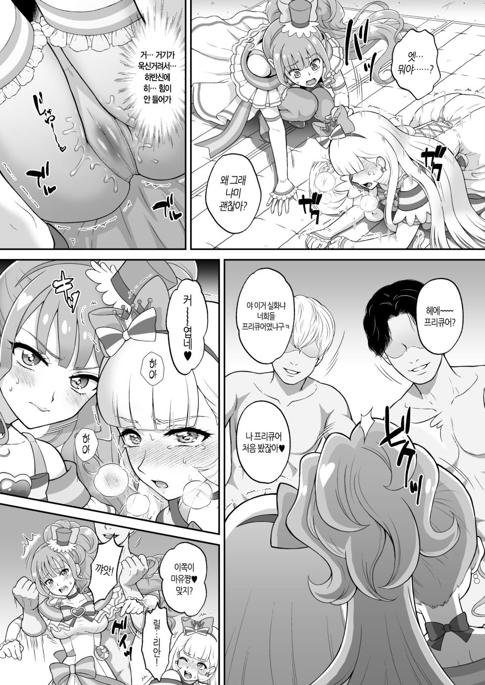 [U.R.C (Momoya Show-Neko)] Nekoyashiki Y no Junan - SUFFERING OF NEKOYASHIKI Y | 네코야시키 Y의 수난 (Wonderful PreCure!) [Korean] [팀 노고치] [Digital] - Page 14