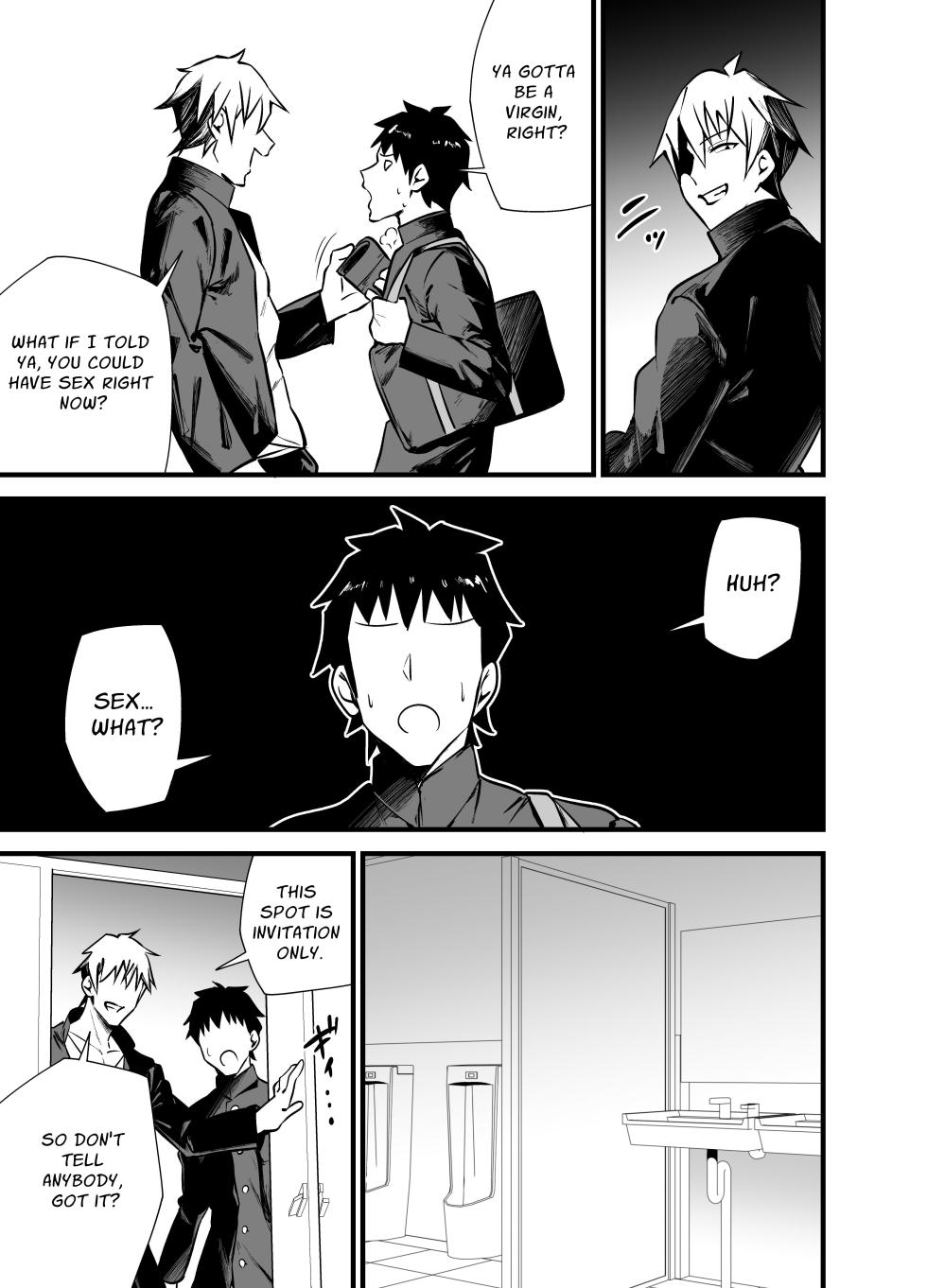 [Circle Tokomaya (Tokomaya Keita)] Bekkan 3-kai danshi toire no nikubenki | Cumdump Princess of the Annex Building 3rd Floor Men's Toilet [English] [Penguin Piper] [Digital] - Page 6