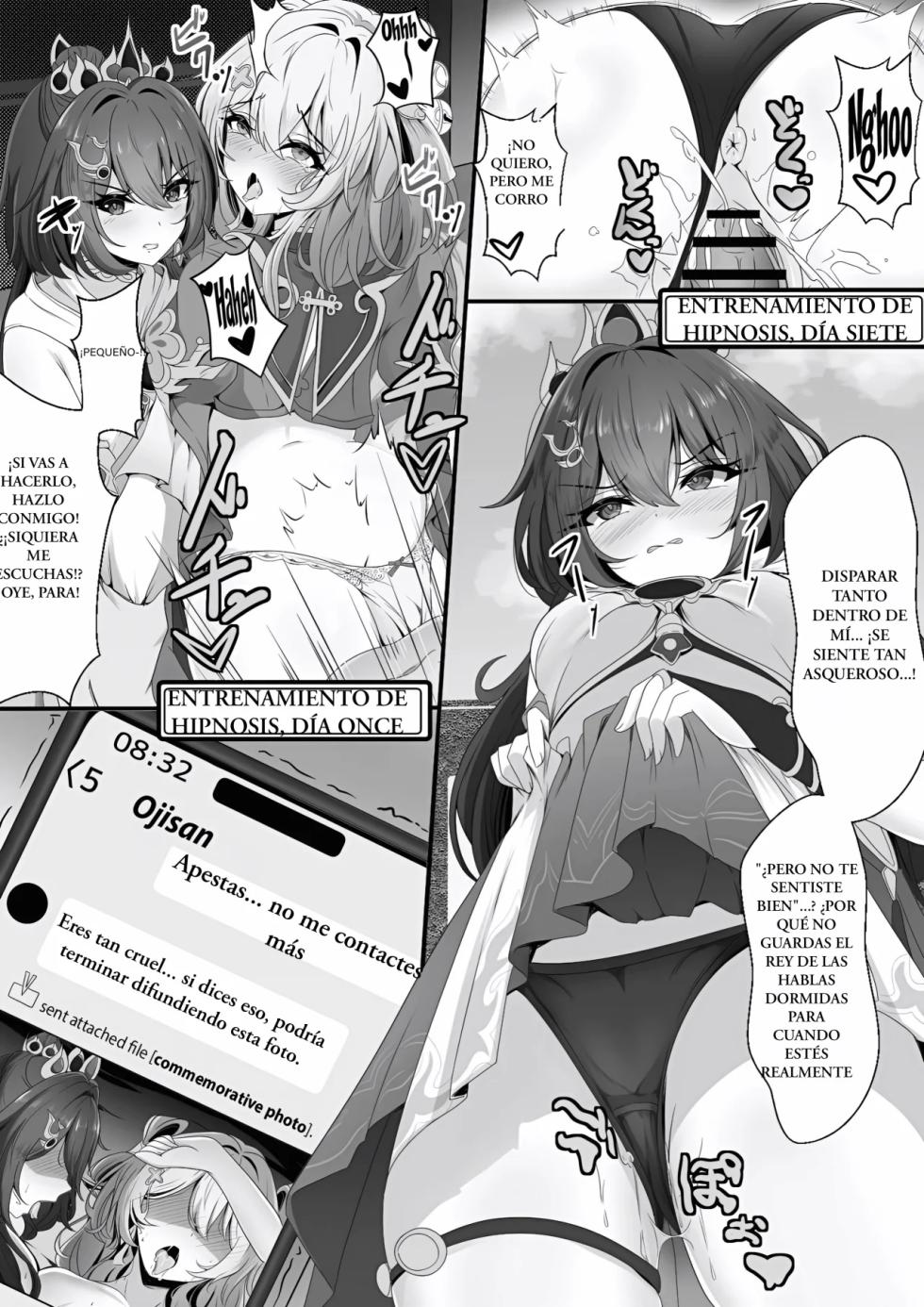[Nishitsukasa Hajime] Namaiki datta Yunli-chan Saimin Zumi | La Descarada Yunli-chan (Honkai: Star Rail) [Spanish] [Ositoperu14] - Page 11