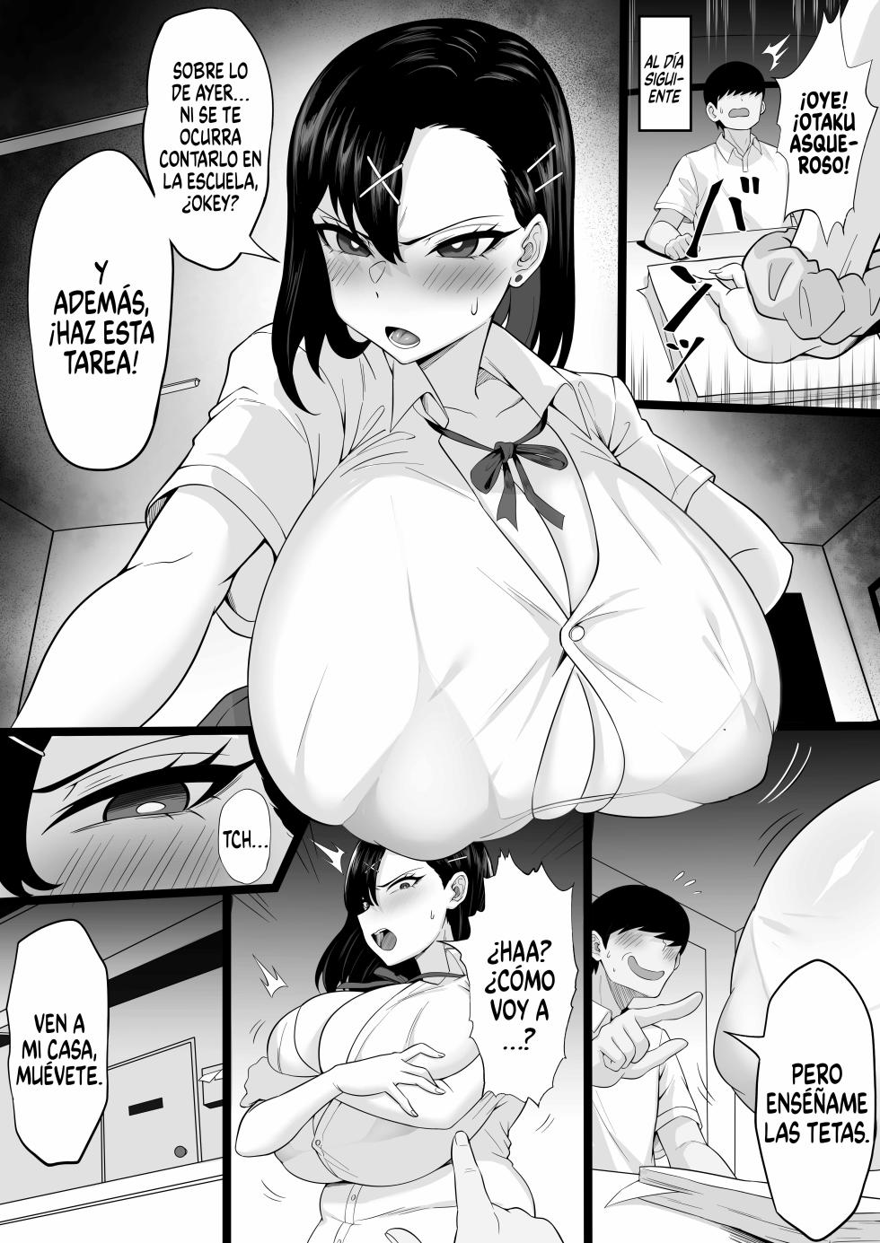 [Anabuki Bouhatei] Bakunyuu Gal no Kakushigoto | El Secreto de la Gal Tetona [Spanish] [Kejotan] - Page 9