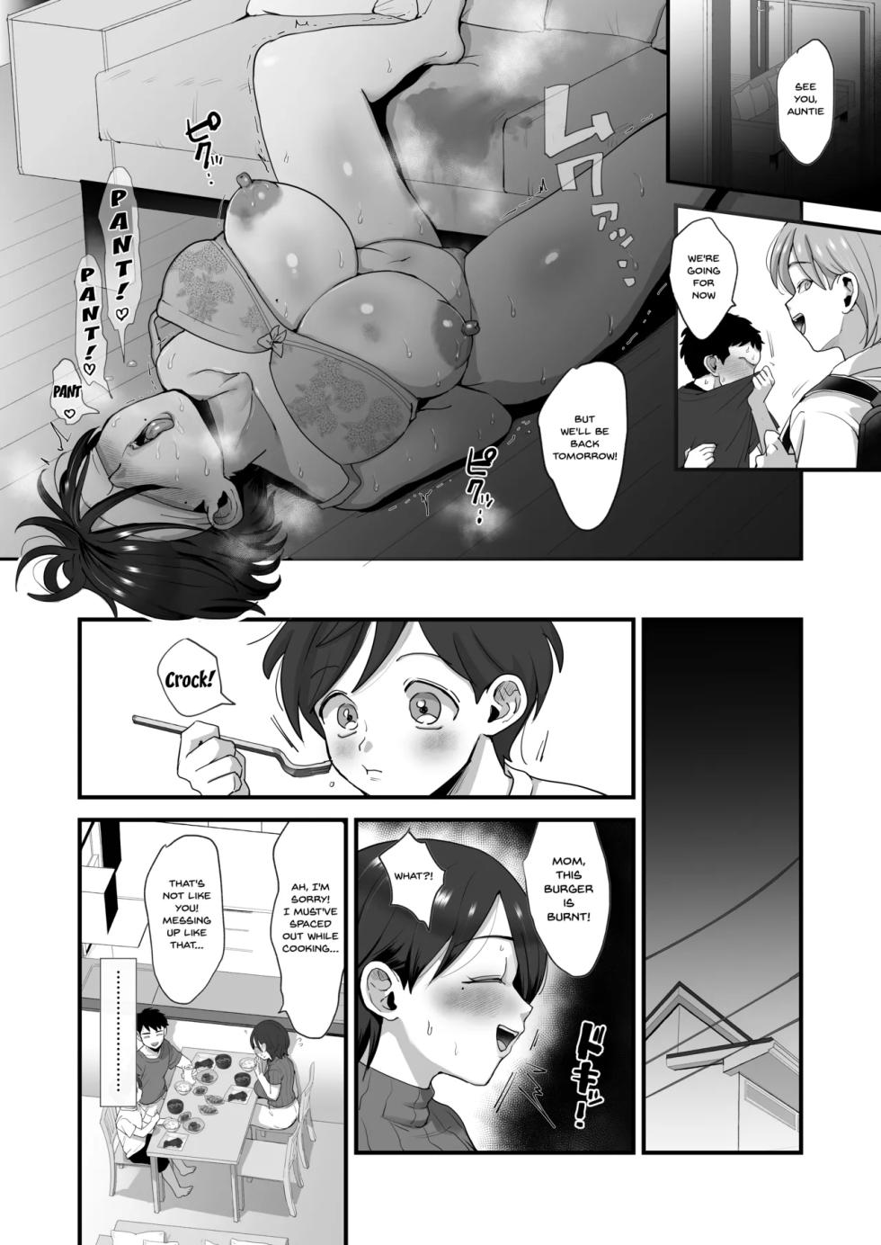 [sinistra (Eda)] Hosome Ottori Kyonyuu Mama. | A Narrow-Eyed Gentle Big-Breasted Mama [English] {Doujins.com} [Decensored] - Page 26