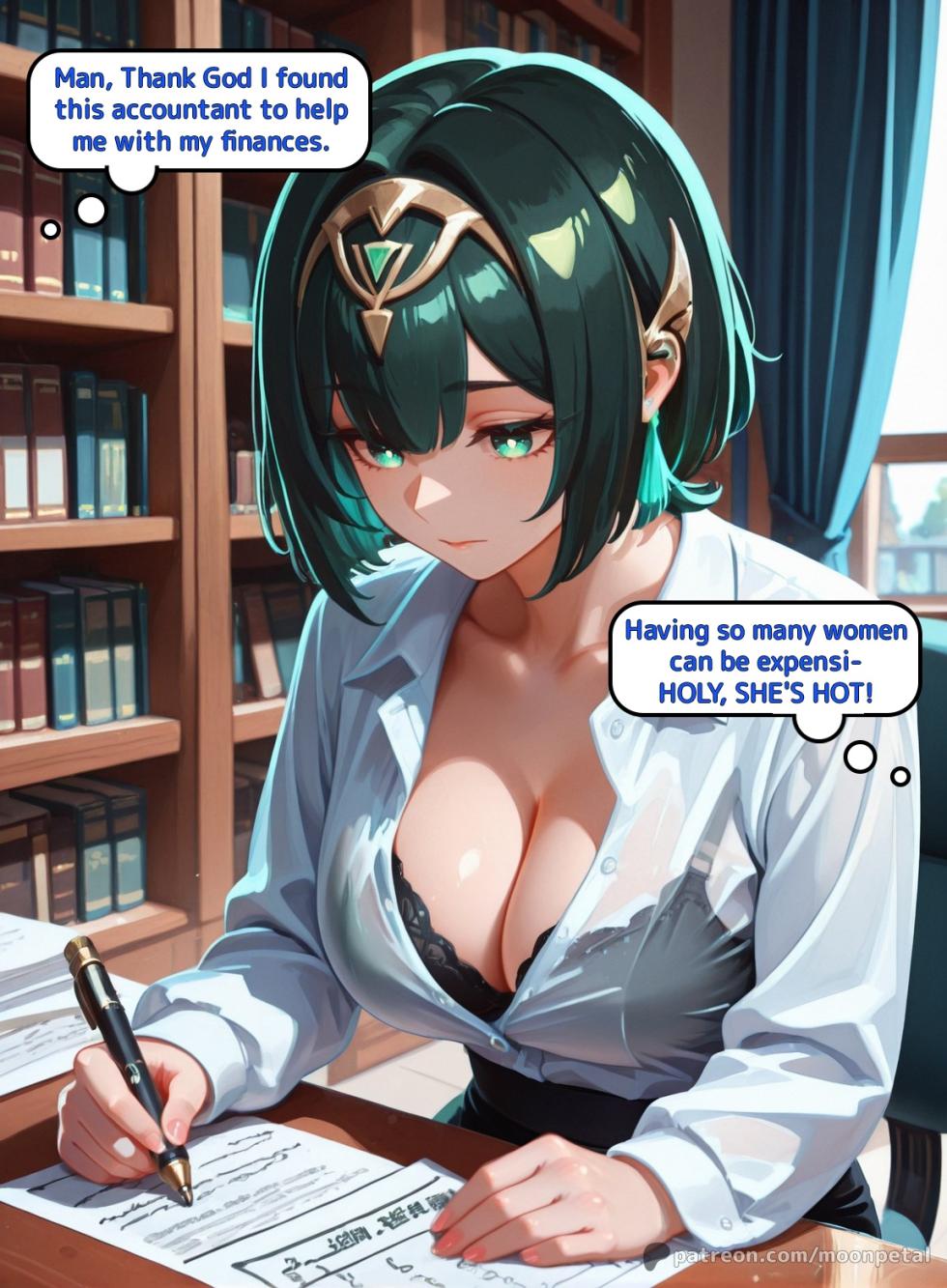 [Moon Petal] Wanna make a bet? ch. 9 - Nefer [English] [Uncensored] [Patreon] [AI Generated] - Page 2