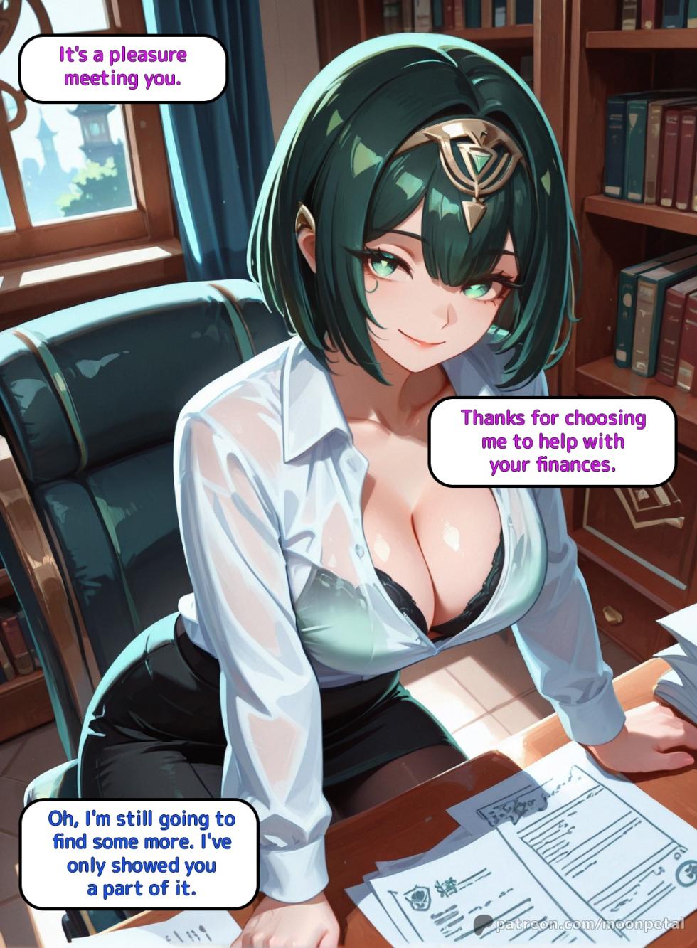 [Moon Petal] Wanna make a bet? ch. 9 - Nefer [English] [Uncensored] [Patreon] [AI Generated] - Page 3