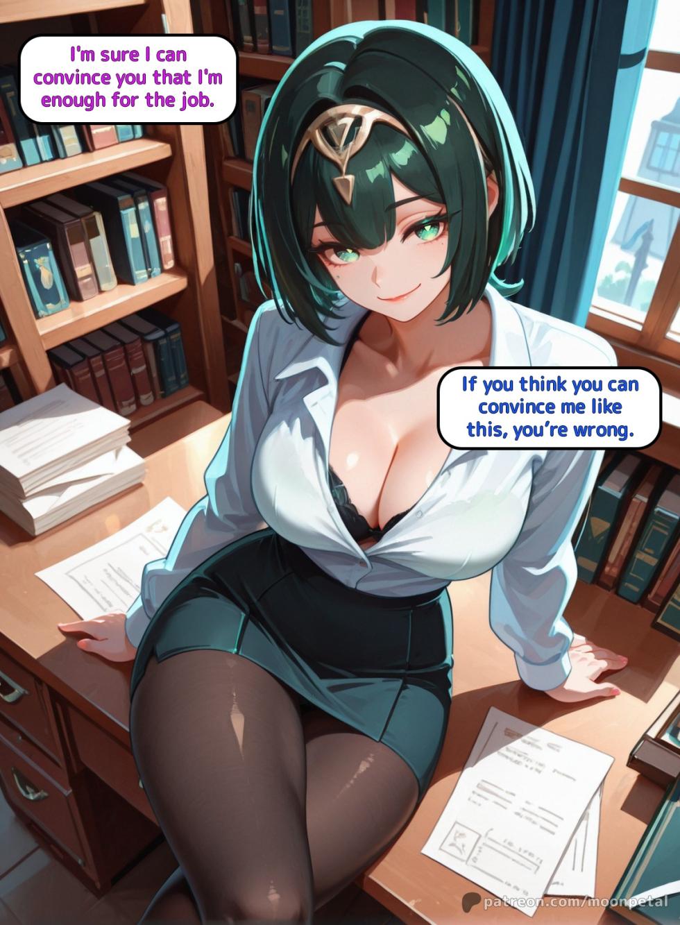 [Moon Petal] Wanna make a bet? ch. 9 - Nefer [English] [Uncensored] [Patreon] [AI Generated] - Page 4