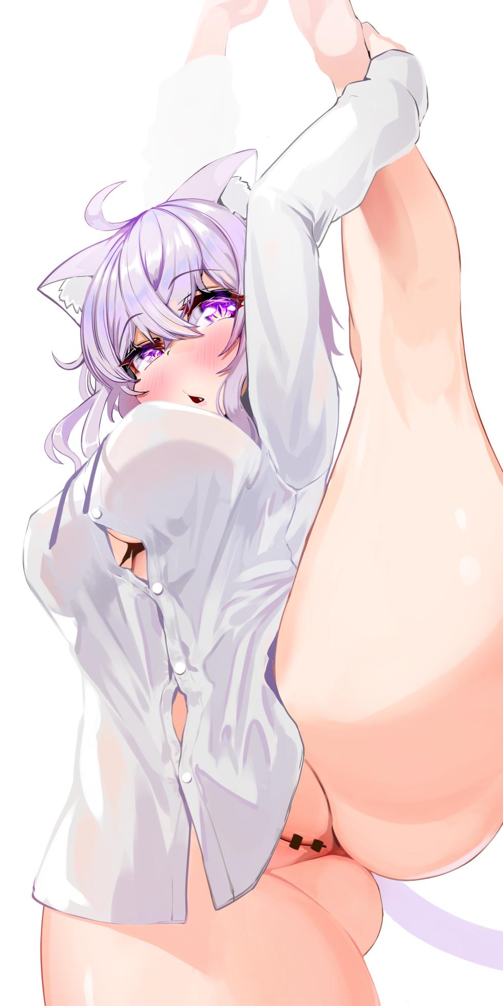 [カジマコト] 猫●お●ゆ I字バランス (ホロライブ) - Page 2