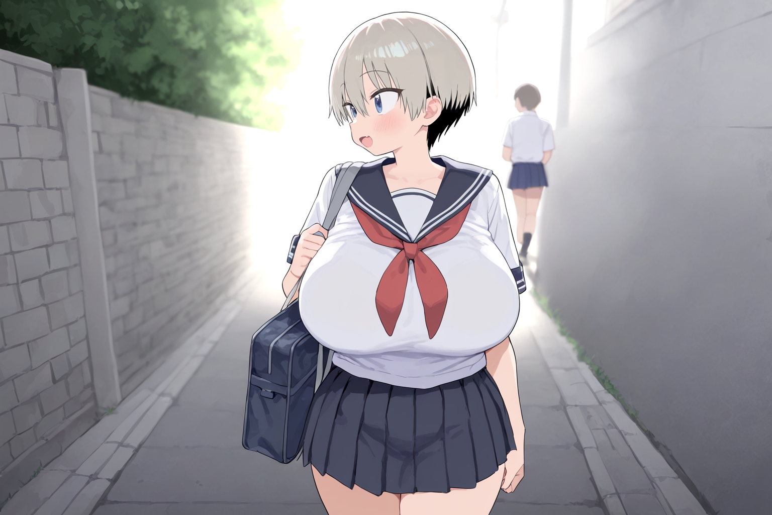 [Kyoko's Kingdom] Hana Uzaki NTR Fall [AI Generated] - Page 4
