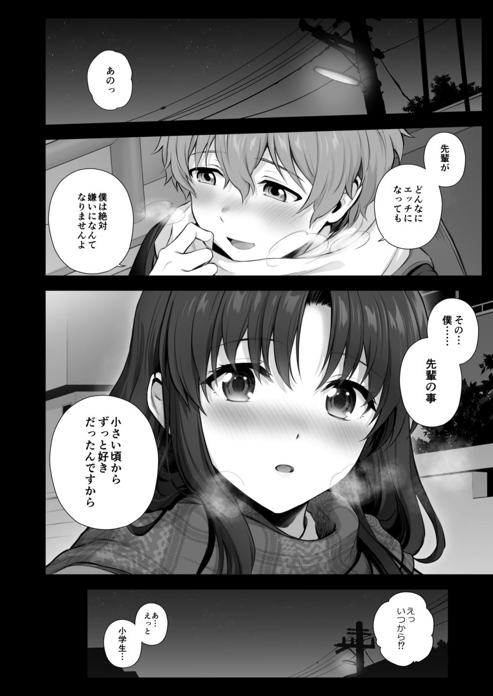 [Chacharan] Fuyu, Houkago Senpai to Ecchi na Koto suru Hanashi "Tsuzuki" - Page 8