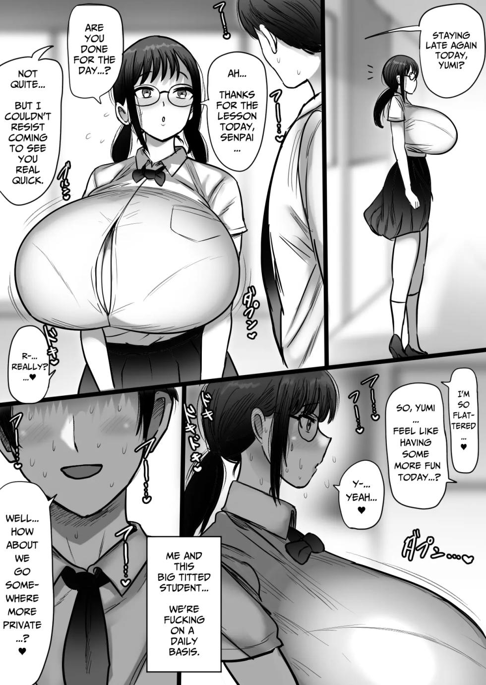 [Marimofu] Orikou Jimi Megane Bakunyuu to no Furin Koubi - Page 3