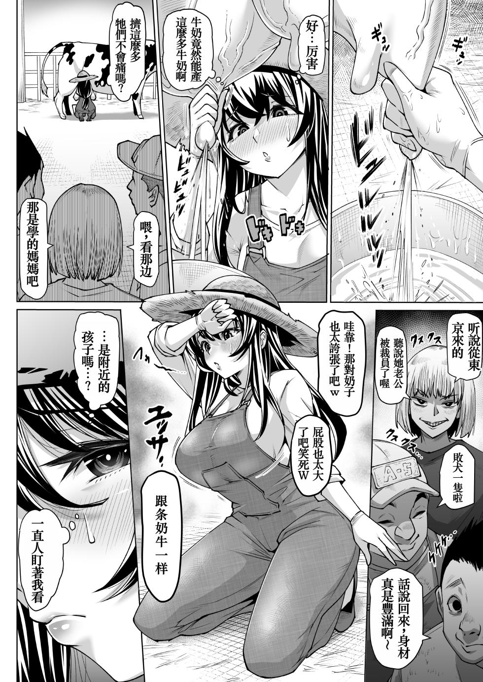 [Atelier TODO (Manchi Kan)] Bakunyuu Mesu Ushi Mama Netorare Bokujou Ushio Mana 34-sai ~Kachiku Toshite Haramase Ninshin Shiiku Sareta Haha~ 1  [Chinese] [小梦个人汉化] - Page 9