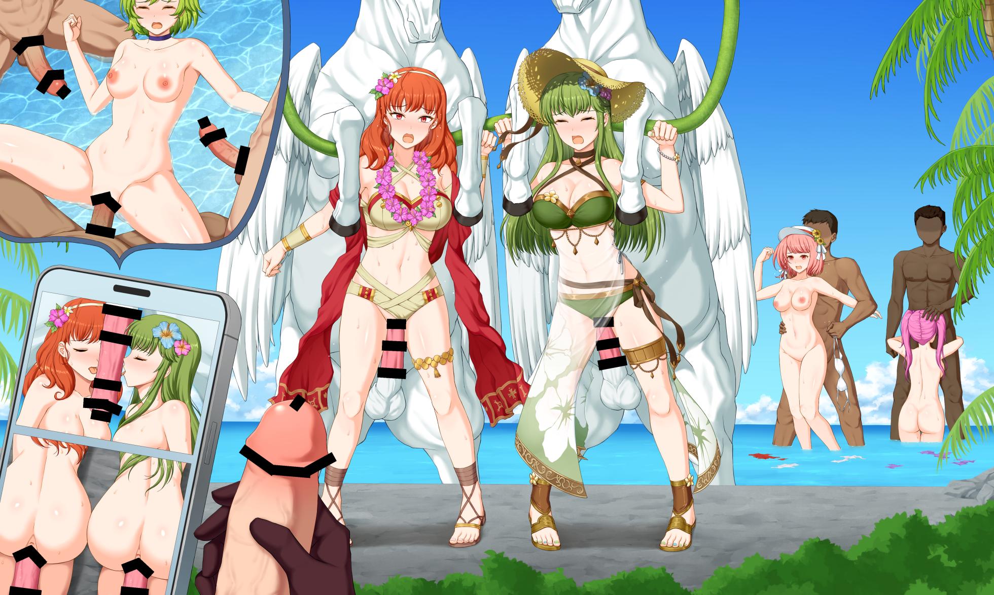 Swimsuit Celica, Paola and others are attacked by bandits あすも / Pazu_056 - Page 3