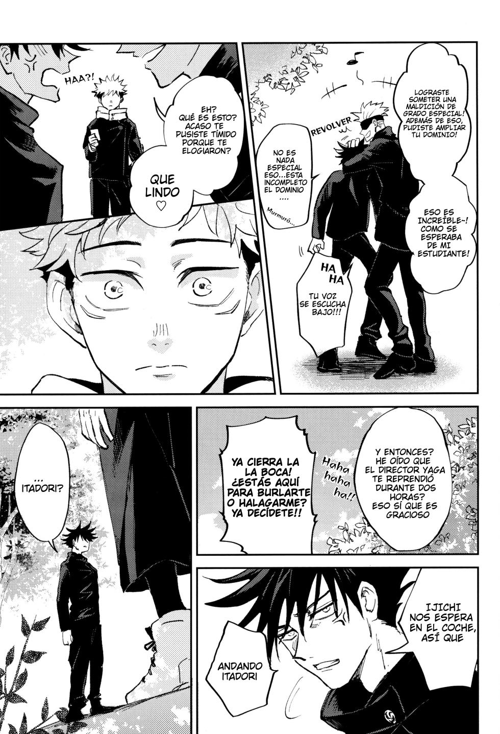(Yougen 12) [Captivate (Yue)] Kawaii dake ja Nai | No solo es Lindo (Jujutsu Kaisen) [Spanish] [Dur] - Page 13