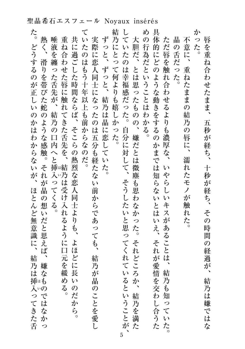 [Niwakakamikiriyamodoki (ADU, Satou Kuuki)] Holy Crystal Esphére Noyaux insérés [Digital] - Page 6