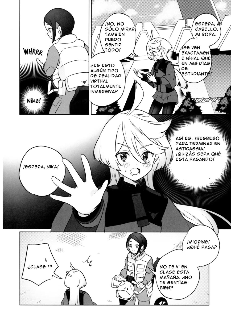(C103) [Gutsutoma (Tachi)] Greenhouse Nostalgia (Mobile Suit Gundam: The Witch from Mercury) [Spanish] [CristoferDeLosAndes] - Page 8