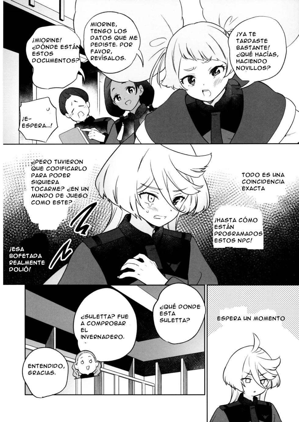 (C103) [Gutsutoma (Tachi)] Greenhouse Nostalgia (Mobile Suit Gundam: The Witch from Mercury) [Spanish] [CristoferDeLosAndes] - Page 10