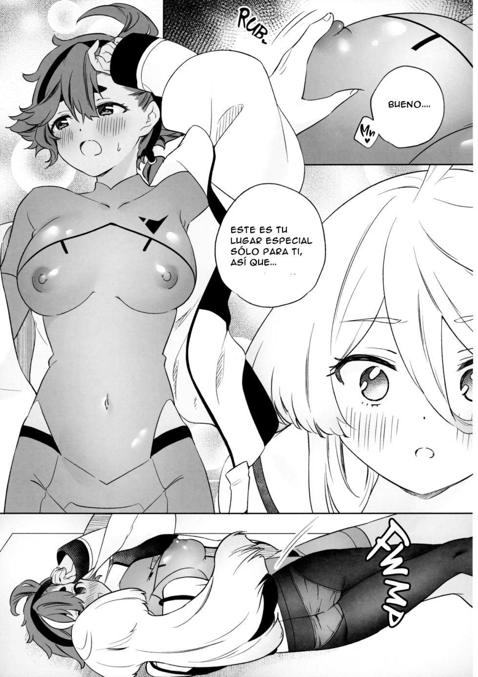 (C103) [Gutsutoma (Tachi)] Greenhouse Nostalgia (Mobile Suit Gundam: The Witch from Mercury) [Spanish] [CristoferDeLosAndes] - Page 19