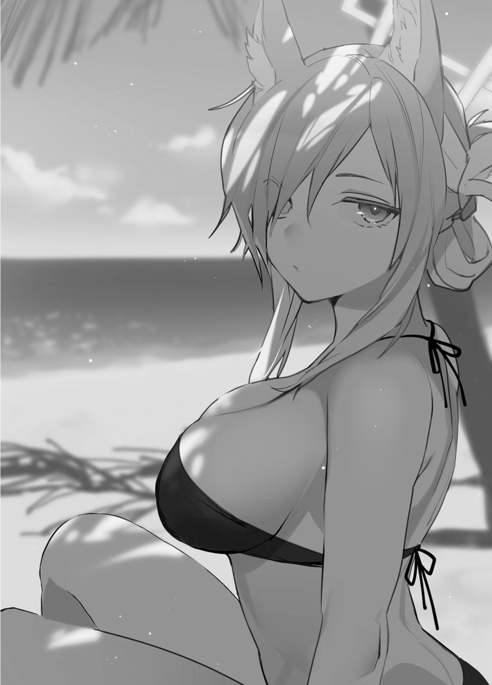 [Ash wing (Makuro)] Docchi ga Osuki desu ka + Ecchi na Omakebon | 喜歡哪一邊呢 + 色色的雜圖本 (Blue Archive) [Chinese] [Digital] - Page 3