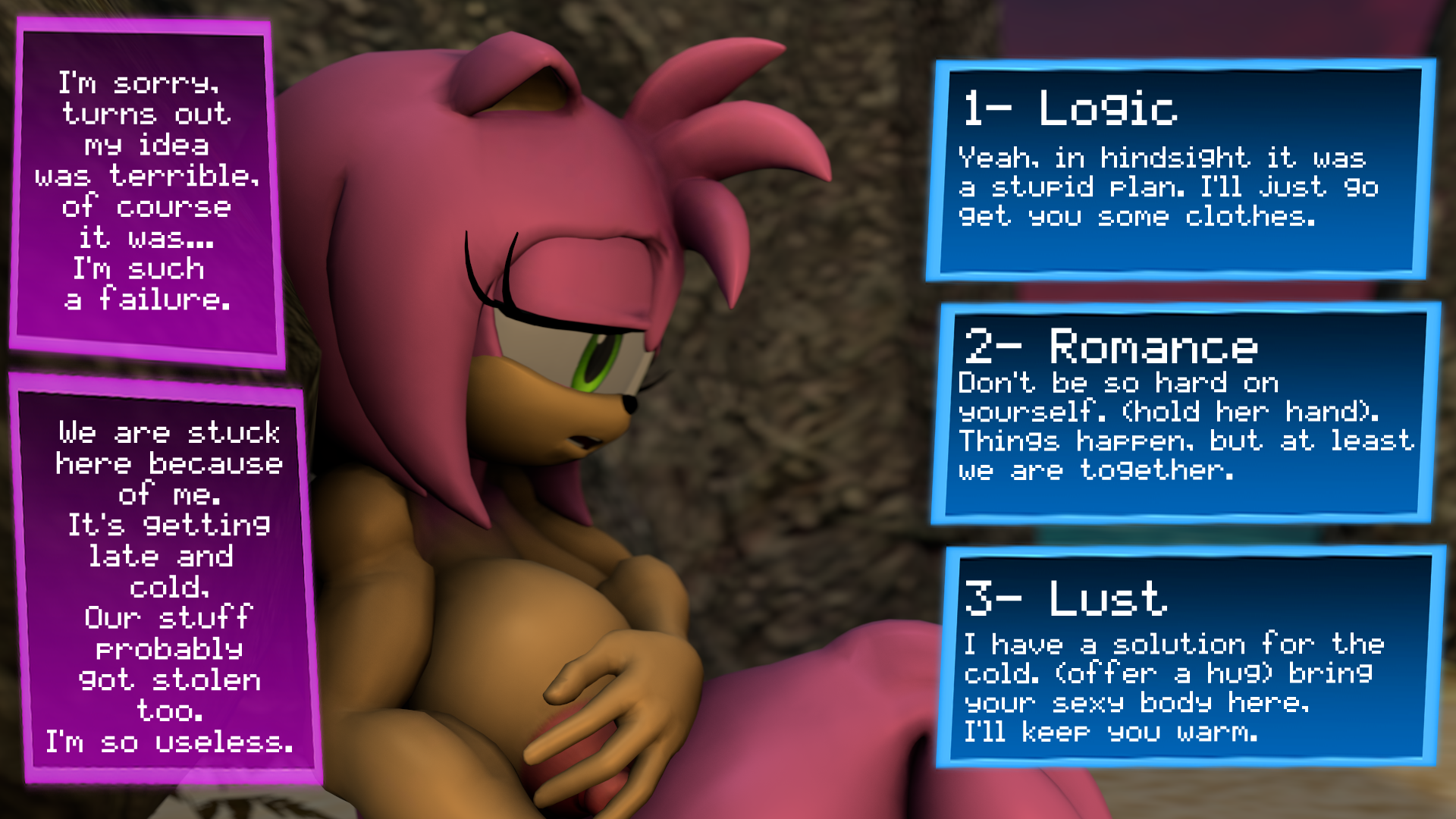 [Inmersion] Date a Character / Chapter 1 - Amy Rose - Page 20