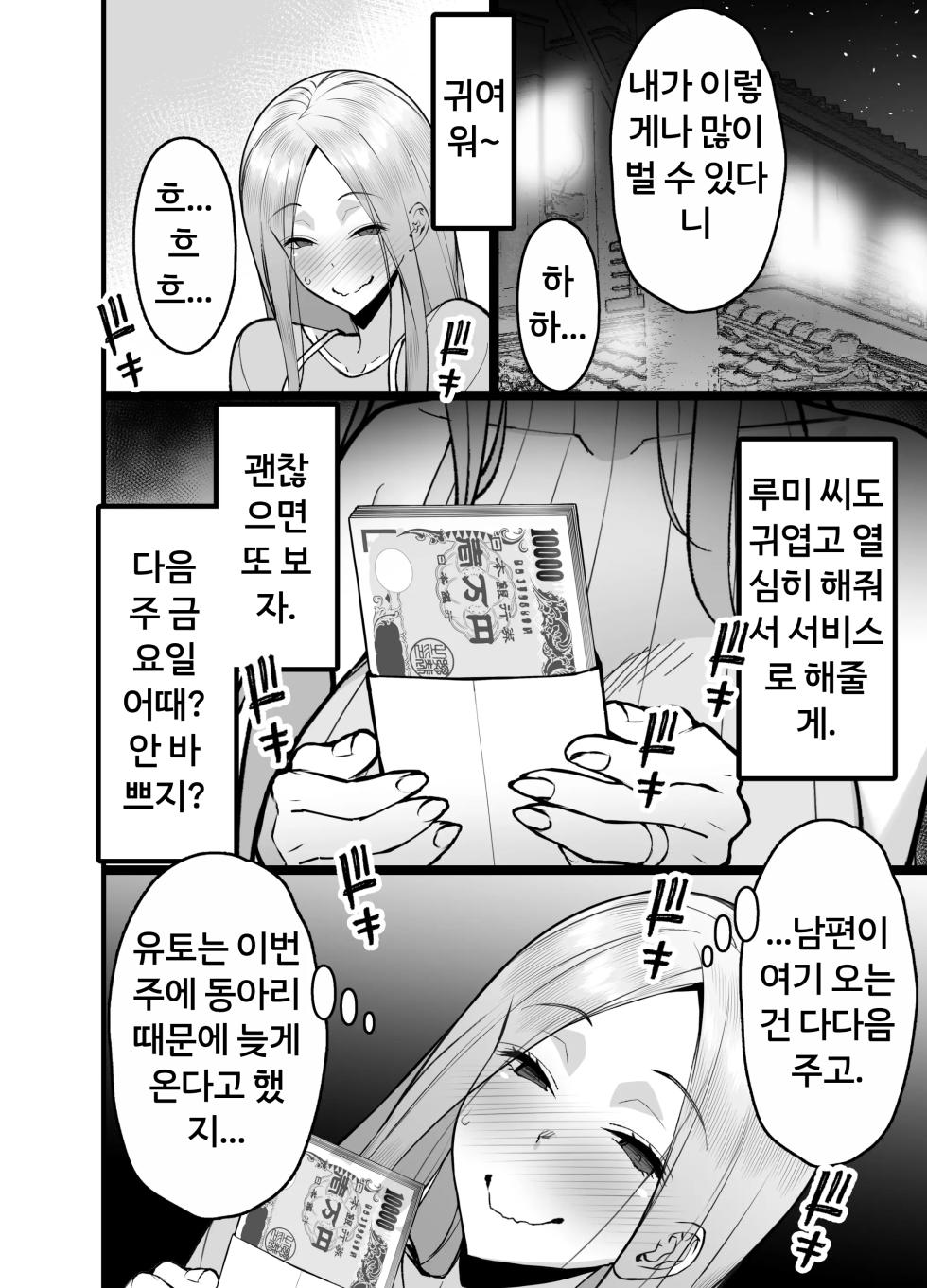 유부녀 매칭 앱에서 파파활동 NTR에 빠져버린 거유 엄마 [A.I 번역] - Page 18
