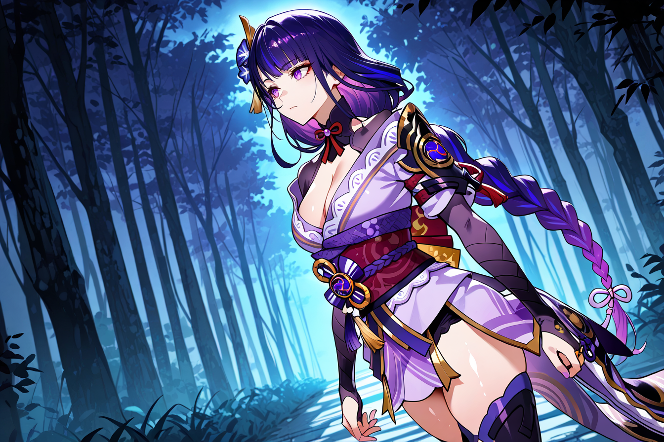 雷電将軍が豚に堕ちるまでの物語 【patreon】【Kris_S】 [AI Generated] - Page 9