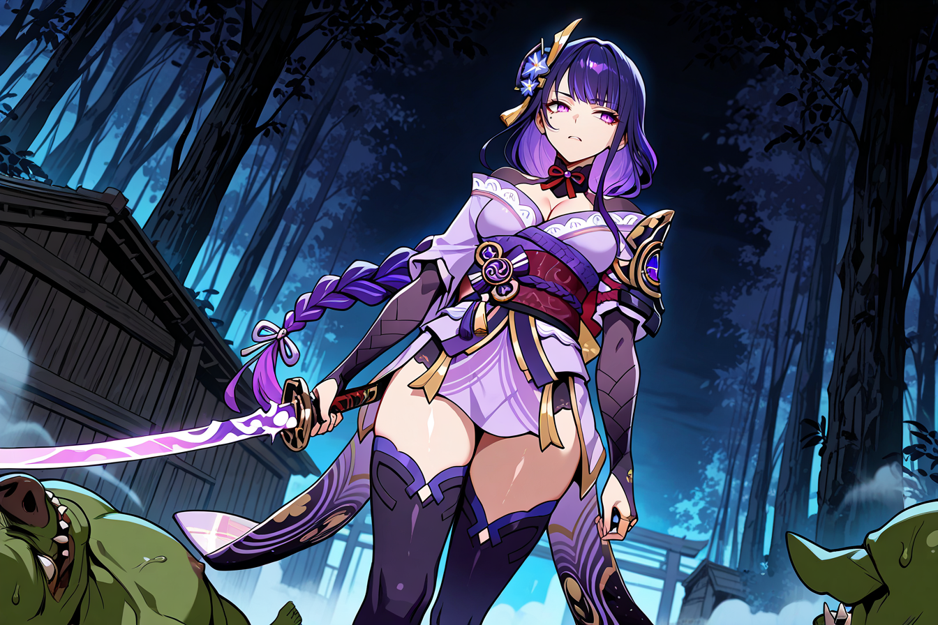 雷電将軍が豚に堕ちるまでの物語 【patreon】【Kris_S】 [AI Generated] - Page 18