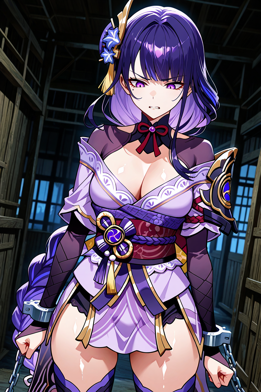 雷電将軍が豚に堕ちるまでの物語 【patreon】【Kris_S】 [AI Generated] - Page 27