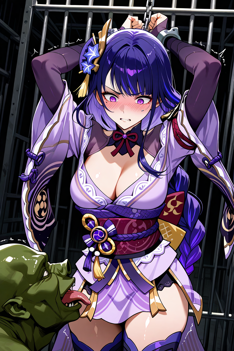 雷電将軍が豚に堕ちるまでの物語 【patreon】【Kris_S】 [AI Generated] - Page 35