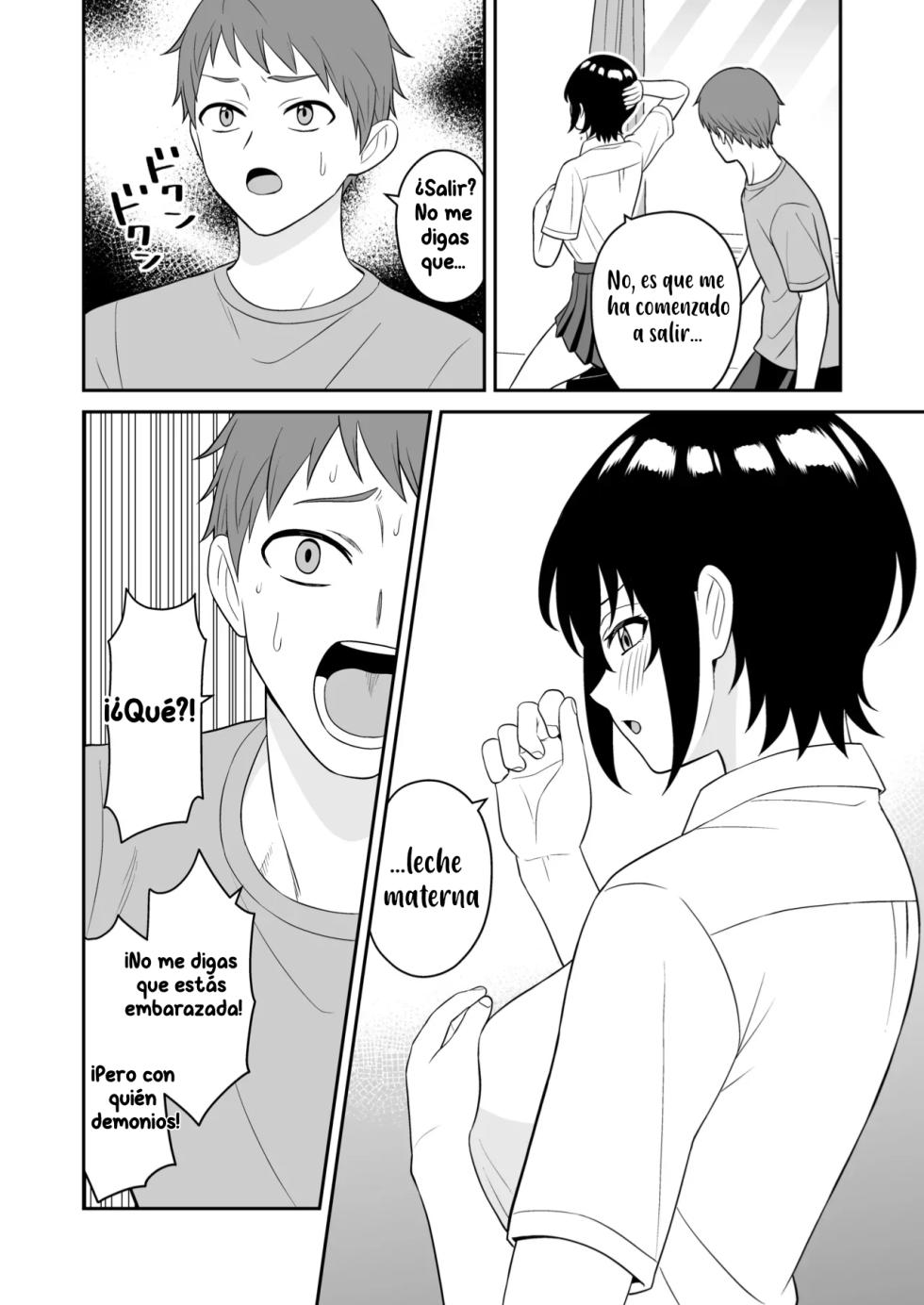 [Turn N] Boyish Osananajimi ga Bonyuu o Daseru You ni Natta node Ippai Suwasete Moratta｜Mi amiga de la infancia empezó a producir leche, ahora me deja chuparle los pechos [Spanish] [Kotori] - Page 8