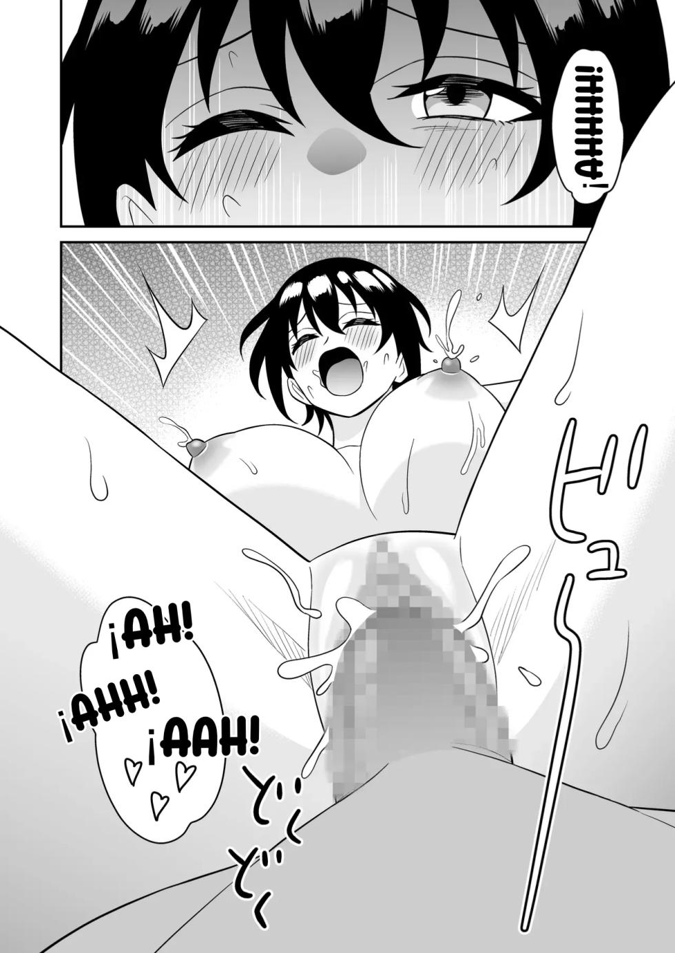 [Turn N] Boyish Osananajimi ga Bonyuu o Daseru You ni Natta node Ippai Suwasete Moratta｜Mi amiga de la infancia empezó a producir leche, ahora me deja chuparle los pechos [Spanish] [Kotori] - Page 34