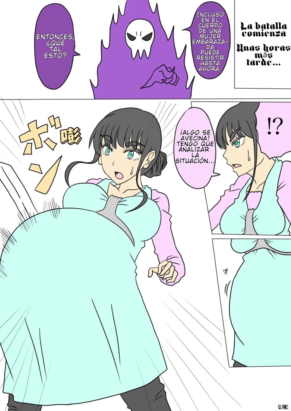 [Chihiro] Héroe embarazada | 妊婦勇者  [Spanish] [TF Scans] - Page 2